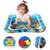 Jobber Inflatable Premium Baby Tummy Time Leakproof Water Play Mat Stimulating Play for Newborns Fun Activity Play Center Indoor and Outdoor Water Play Mat for Baby Random Design in a Safe and Enjoyable Water-Filled Environment (Multi Style)