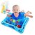 Jobber Inflatable Premium Baby Tummy Time Leakproof Water Play Mat Stimulating Play for Newborns Fun Activity Play Center Indoor and Outdoor Water Play Mat for Baby Random Design in a Safe and Enjoyable Water-Filled Environment (Multi Style)