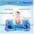 Jobber Inflatable Premium Baby Tummy Time Leakproof Water Play Mat Stimulating Play for Newborns Fun Activity Play Center Indoor and Outdoor Water Play Mat for Baby Random Design in a Safe and Enjoyable Water-Filled Environment (Multi Style)