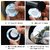 Pack of 2 Jobber 360 Blind Spot Car Mirror | 2 Inch Round HD Glass Frameless Convex Rear View Parking Mirror