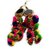Bhavya Sales Women's  Ethnic Hanging Latkan Bell Tessel Blouse Saree Lehenga Cotton Pompom (Multicolour) Pack of 2