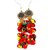 Bhavya Sales Plastic Fabric Handmade Ethnic Hanging Latkan (Multicolour) - Pack of 2