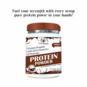 Mypro Sport Nutrition Daily Protein Powde and DHA Vitamin   Minerals 200 GM,  For Men  Women Chocolate Milk Shake
