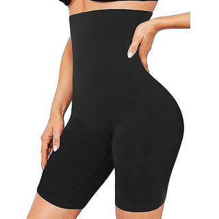 COURTIT'S Women Waist Shapewear with Anti Rolling Strip Tummy Control Tucker Slimming Panties Shapewear Underwear Black