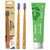 DENCRUS Mint Toothpaste And Octa Clean Bamboo Toothbrush (Pack of 2), Mint Oral Care Combo