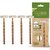 SHAVECO Bamboo Disposable Razor for Men, 3 Blades with Pivot Head And Lubricating Strip, Pack of 4
