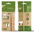 (Pack of 5) SHAVECO Menâ€™s Bamboo Disposable Razor â€“ 3 Blades, Pivoting Head, Lubricating Strip