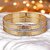 18k One Gram Gold Plated Traditional Designer Pack of 2 Bangle Set For Women