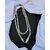 Trendy silver plated Adjustable Snake Necklace for women's