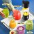 Portable Blender - USB Rechargeable Juicer, 6-Blade Mini Electric Juicer Bottle Blender Grinder Mixer, Perfect for Shakes and Smoothies, Assorted Color