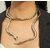 Trendy silver plated Adjustable Multi Uses Snake Necklace for women's