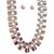 Silver Tone Tile Statement Design Necklace with Studded Earrings Set  Studded Statement Necklae for women