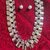 Silver Tone Tile Statement Design Necklace with Studded Earrings Set  Studded Statement Necklae for women