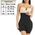 COURTIT'S Women Waist Shapewear with Anti Rolling Strip Tummy Control Tucker Slimming Panties Shapewear Underwear Black