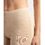 COURTIT'S Women's High Coverage Super Combed Cotton Elastane Stretch Mid Waist Shorties with Concealed Waistband Beige