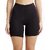 COURTIT'S 1529 Women's High Coverage Super Cotton Elastane Stretch Mid Waist Shorties with Concealed Waistband Black