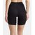 COURTIT'S 1529 Women's High Coverage Super Cotton Elastane Stretch Mid Waist Shorties with Concealed Waistband Black