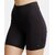 COURTIT'S 1529 Women's High Coverage Super Cotton Elastane Stretch Mid Waist Shorties with Concealed Waistband Black