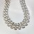 Trendy Twisted Silver Plated Neck Chain with Earring for women