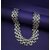 Trendy Twisted Silver Plated Neck Chain with Earring for women