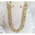 Trendy Twisted gold plated Neck chain with Earring for women