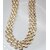 Trendy Twisted gold plated Neck chain with Earring for women