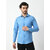 Men Regular Fit Solid Curved Collar Casual Shirt