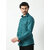 Men Regular Fit Solid Curved Collar Casual Shirt