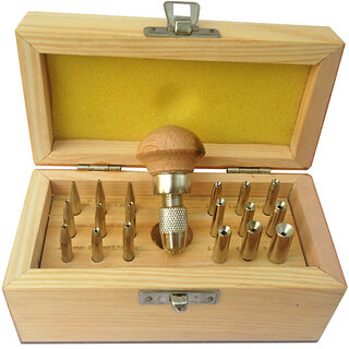Bezel Setting Punches Set of 18 (Round, from Size 2mm to 9mm)