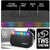 ZEBRONICS County 7 Portable Bluetooth Speaker 8 Watts Upto 15 Hours Playback Passive Radiator BTv5.3 | mSD | TWS | USB RGB LED Call Function Carry Loop (Black).