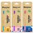 DENCRUS Orby Kids Bamboo Toothbrush For Kids (Pink, Lavender, Blue), Natural Soft Bristles, Toothbrush For Kids