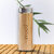 IMECO ECO-POUR Flat Head Bamboo Bottle with Stainless Steel Lid 450 ml (Pack of 2)