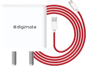 Digimate 65W Fast Charger with USB to Type C Cable | Compatible with OnePlus, Samsung, Realme, Redmi, Nothing, | C Type Charger