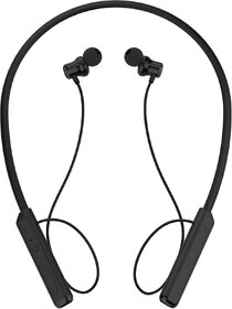 Digimate Fire 2.0 Wireless Neckband with Mic  30H Playtime, Fast Charging, Hi-Fi Sound, Bluetooth 5.0, Black