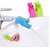 High Elastic Water Faucet Extending Tool Dual Purpose Silicone Gel Water Tap Extension Sink Washing Device (2 Pcs)