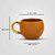 Rare Planet Hand made Traditional Beautiful Design Terracotta Chai  Tea Cup Set for Home (Set of 6)