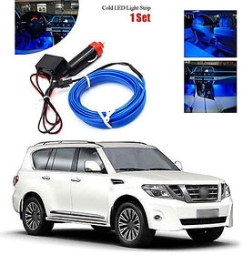 Wire Car Interior Light Ambient Neon Light For All Car Models With Adapter RX185 Car Fancy Lights(Blue)