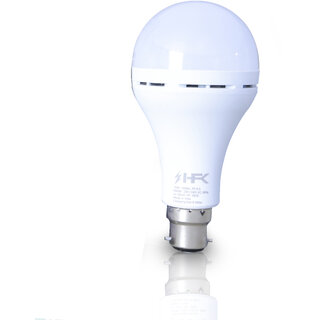 HFK 10 Watt HQ Inverter Led Bulb Pack of 4 ( 1 Year Warranty ) upto 4 Hrs Backup,