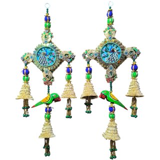 Green parrot bell latkan toran