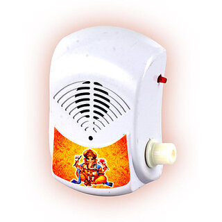 Pooja Bell 35 in 1 Mantra Device Mantra Chanting Bell/Pooja Bell/Mantra Electric Light continuous Sound Plastic Prayer Kit