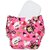 (Pack of 3) Printed Cloth Diaper- Reusable, Washable, Adjustable Snap Buttons Cloth Diaper For Babies (0-36 Months) With Wet-Free Insert Pads  (Baby Pink-Blue- Dark Blue)