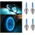 BICYCLE COMPONENTS Cycle Tyre Valve Light LED Wheel Reflectors(Blue)