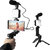 Vlogging kit for Video Making with Bluetooth,Mic,LED Light&PhoneHolder,Tripod Tripod Kit(Dark Black, Supports Up to 1000 g)