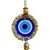 Evil Eye Toran Latkan Wall Hanging  Decorative Nazar Battu with Shubh Labh Symbol (Pair of 1)