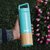 IMECO ECO-EDGE Bamboo Thermos Water Bottle 600 ml Sea Green, 24 Hour Hot And Cold, Leakproof And Insulated