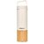 IMECO ECO-EDGE Bamboo Thermos Water Bottle 600 ml White, 24 Hour Hot And Cold, Leakproof And Insulated