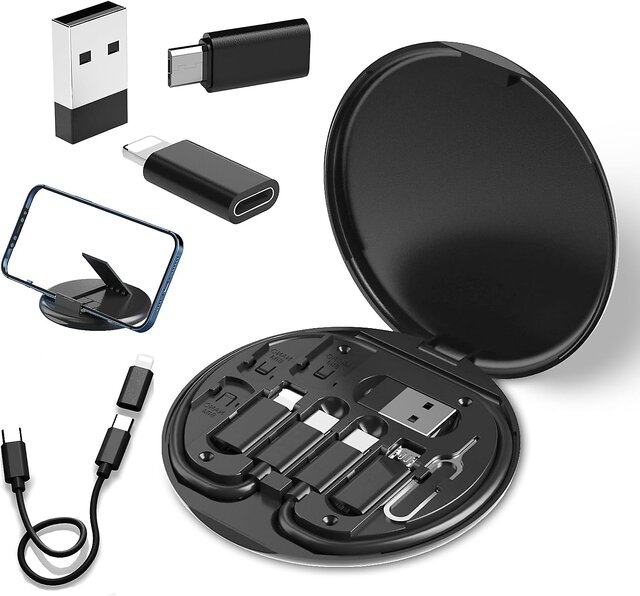 Buy All-in-One 60W USB Fast Charging Travel Cable Set with Type-C ...