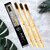L'avenour Round Bamboo Toothbrush with BPA Free Charcoal Activated Ultra Soft Bristles For Men Women (Pack of 3)
