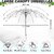 Clear Transparent, Durable Wind-Resistant Umbrella  Special For Windproof Umbrella for Rain-Decoration for Outdoor Even