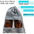 Plain Shoe Cover with Drawstring|Clear window Shoe Bag|Pack of 6|Gray Polyester Grey Flat Shoe Cover (Shoe Cover Pack of 6)